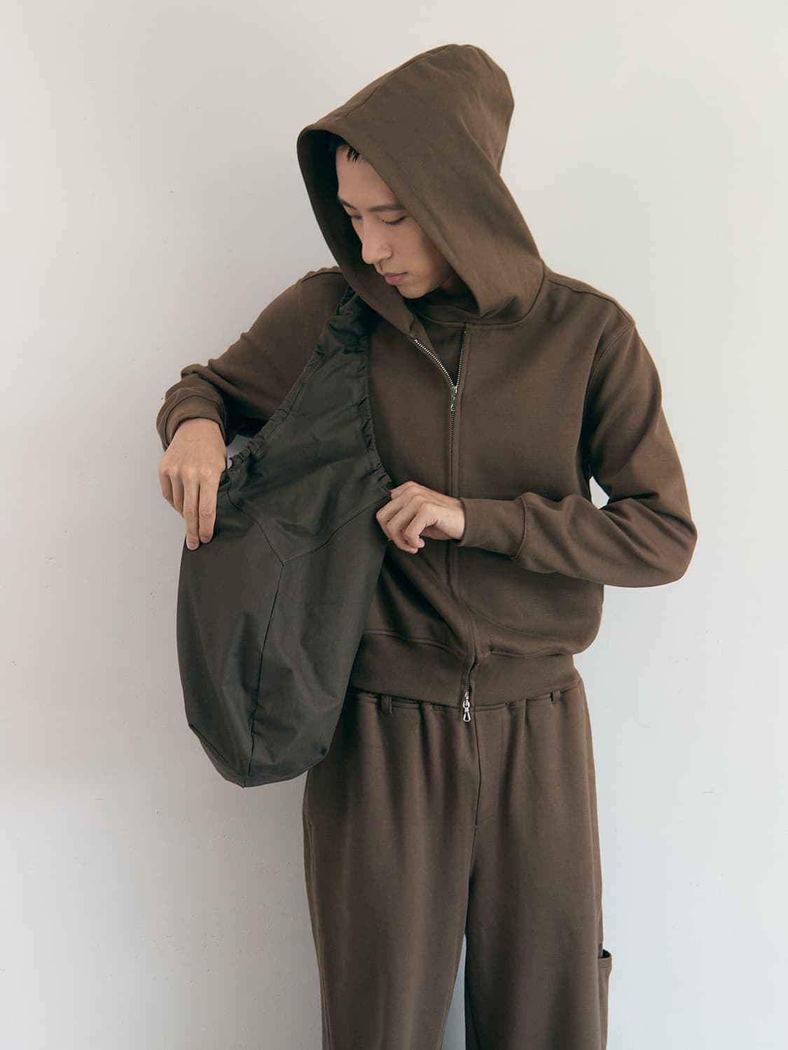 러드 llud 후드 집업 L 새상품 상품이미지4