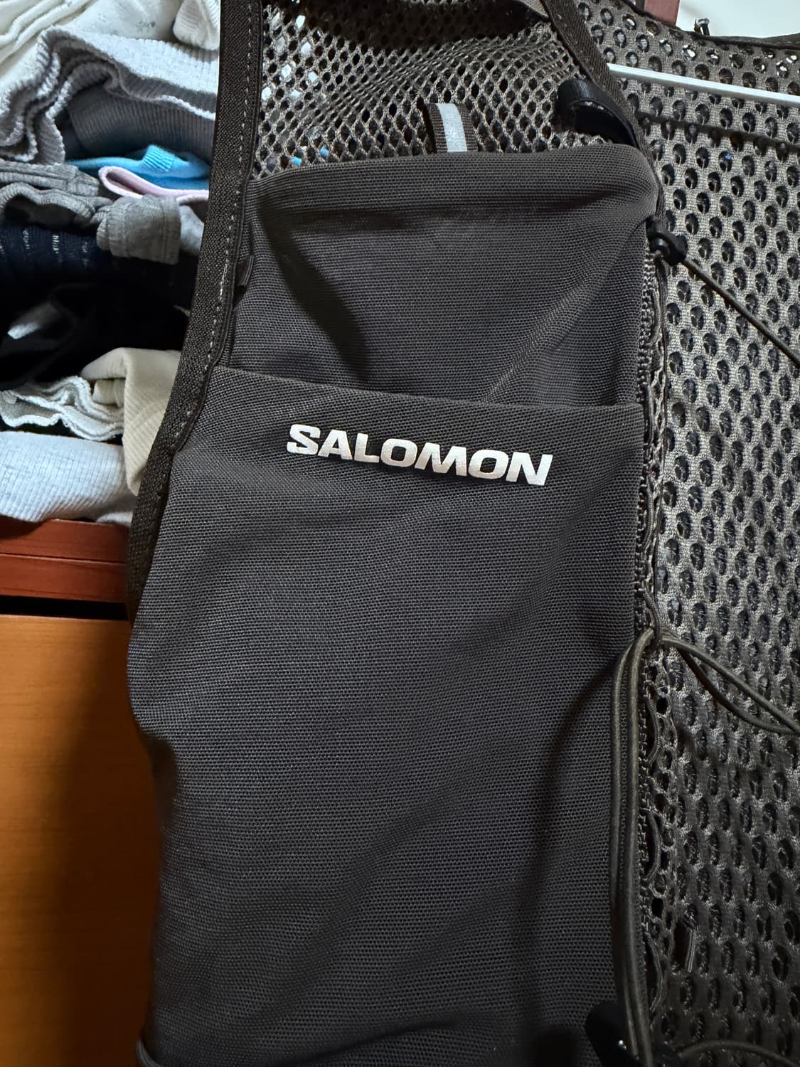 살로몬 러닝 베스트 러닝조끼 브라운 운동복 파노말 살로몬 액티브스킨 m 상품이미지3