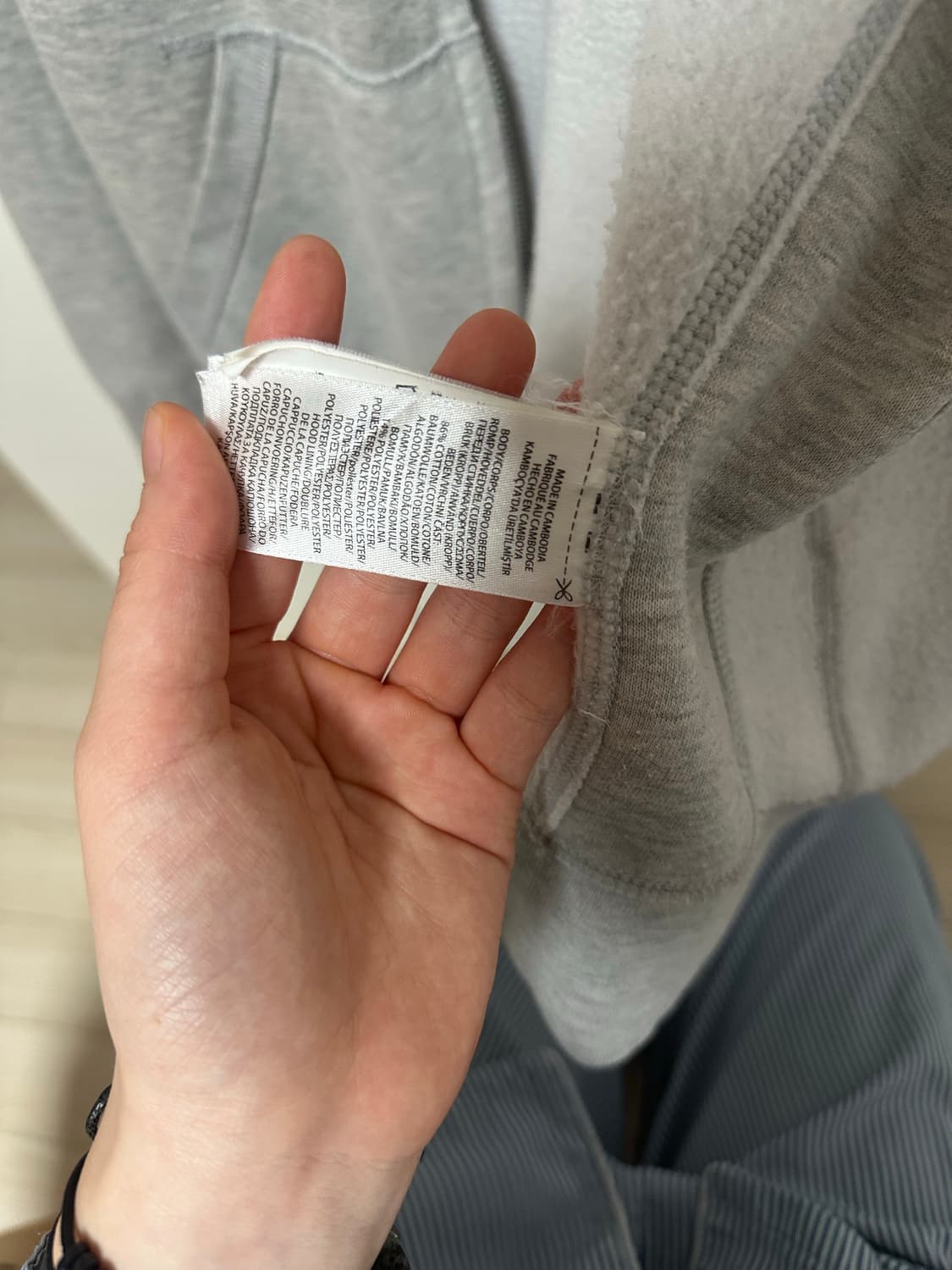 폴로 랄프로렌 그레이 후드 집업 상품이미지5