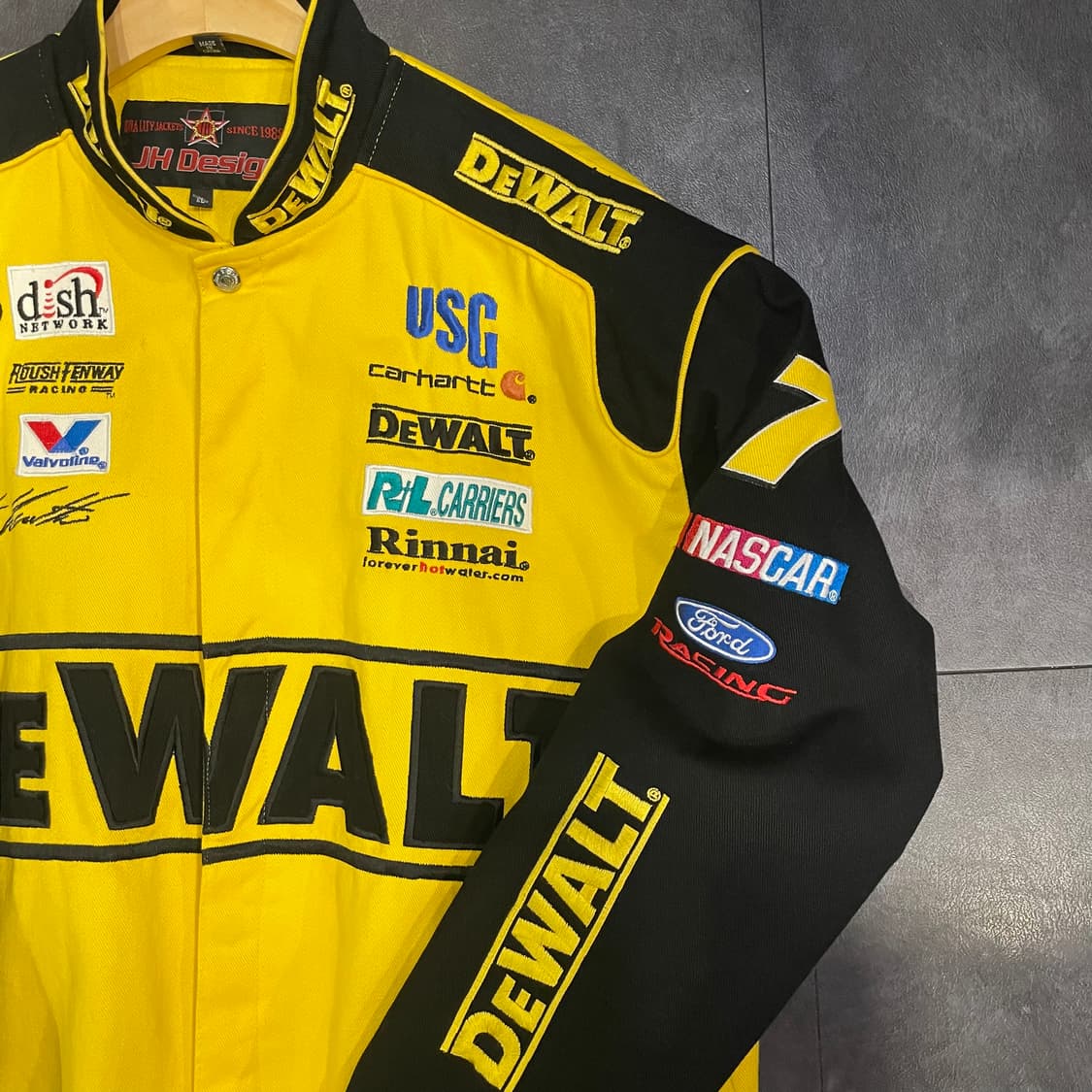 [IM] JH MADE DEWALT 드월트 옐로우 코튼 레이싱자켓 상품이미지3