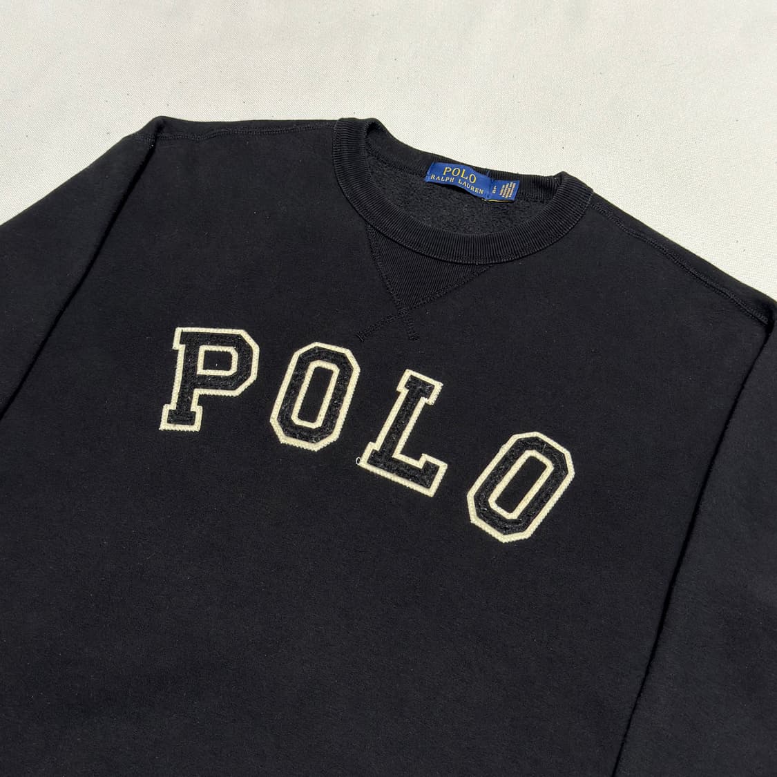L 폴로랄프로렌 빅 레터링 로고 맨투맨 상품이미지1