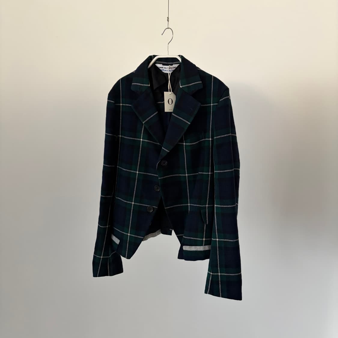 Round Cut Check Jacket 상품이미지1