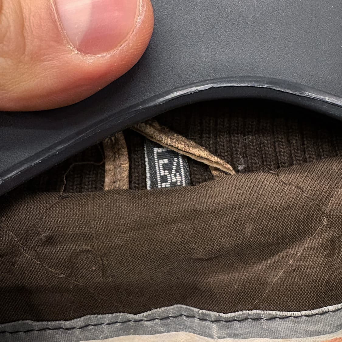 90s 하이웨이 레더 에스닉 패턴 케이블 패치 소가죽 봄버자켓 N583 상품이미지7