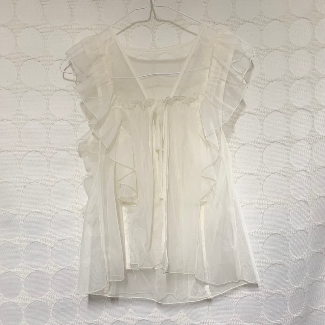 Japanese vintage 메쉬 탑 상품이미지4