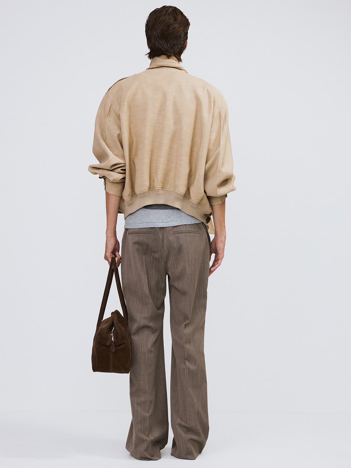 렉토 26SS 비스코스 헌팅 점퍼 자켓 데저트 베이지 상품이미지5