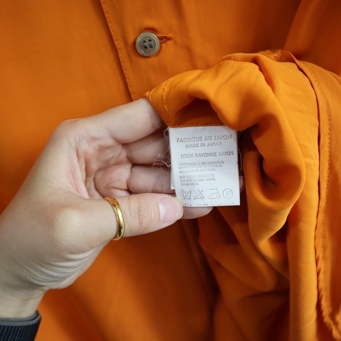 요지야마모토 레이온 풀오버 셔츠 상품이미지7