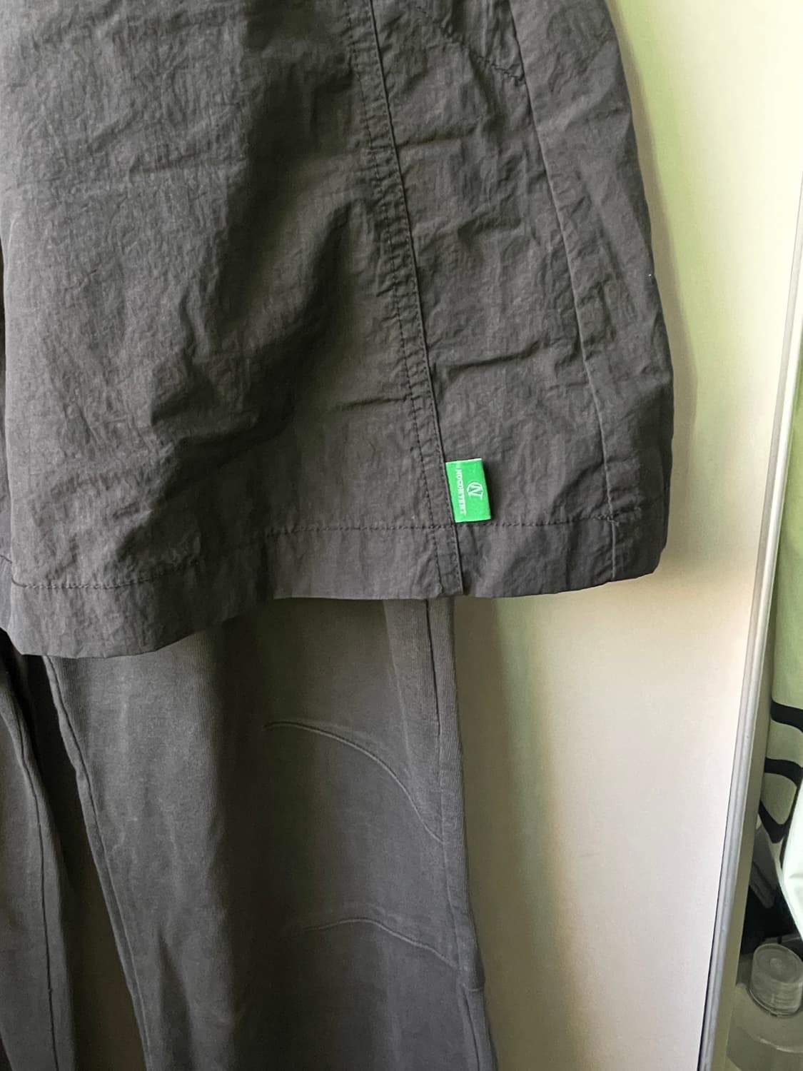 Nocontent 노컨텐츠 레이어드 스커트팬츠 (치마바지) 상품이미지4