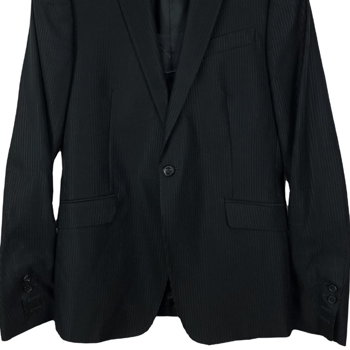 [코스튬네셔널] 원버튼 스트라이프 슬림핏 블레이저 자켓 P01565 상품이미지5