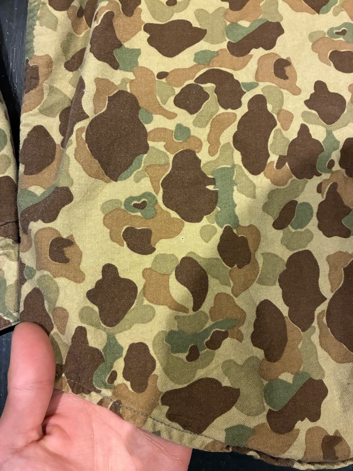 M) five brother 덕 카모 퀼팅 누빔셔츠 상품이미지10