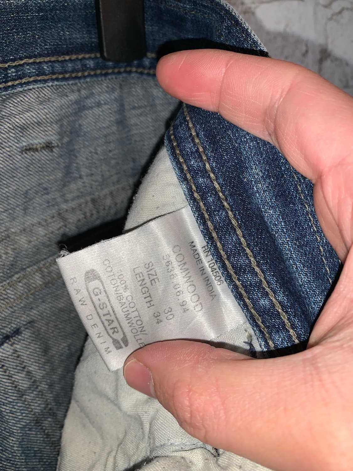 지스타 로우 데님 팬츠 부츠컷  상품이미지4