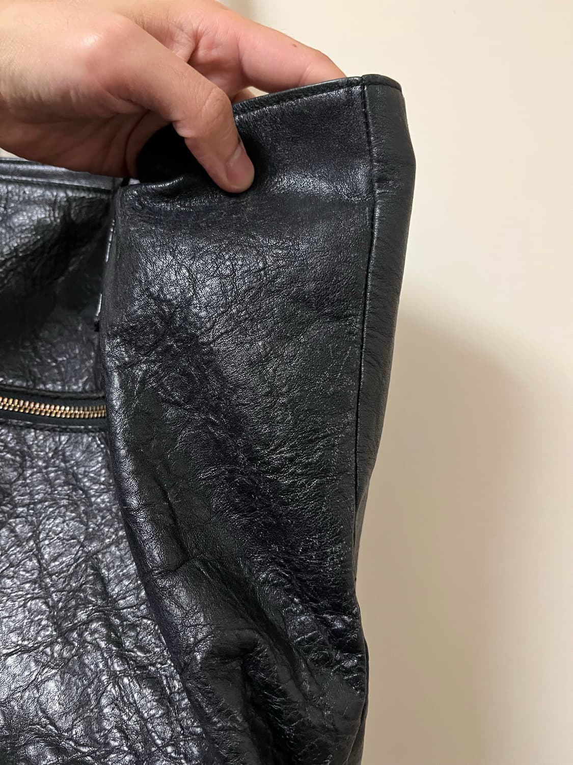 Hiroko koshino leather shoulder bag 상품이미지6