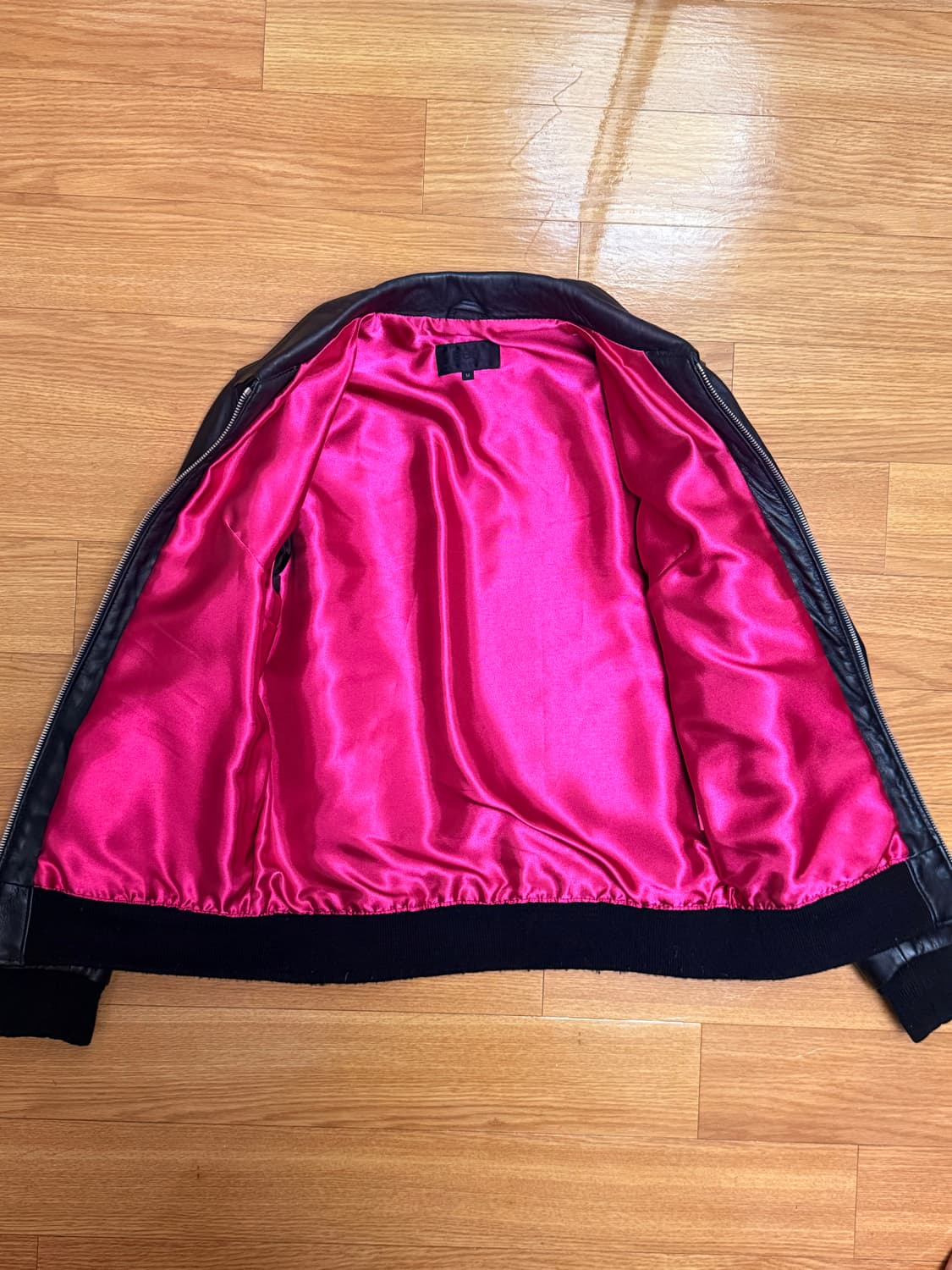 666 여성 싱글 가죽 자켓 M 사이즈 상품이미지4