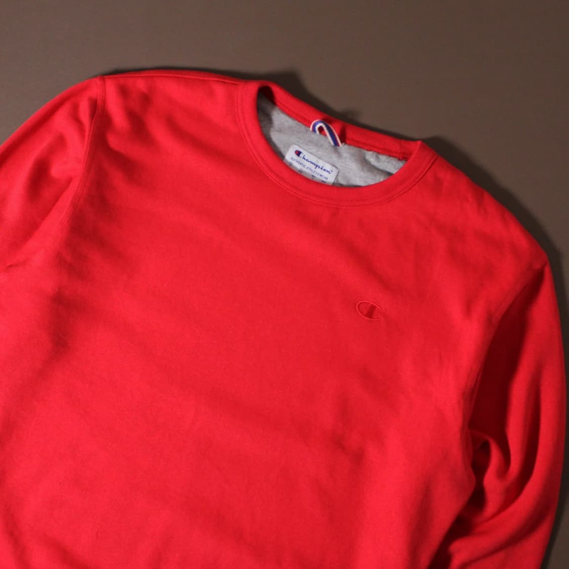 Champion 챔피온 레드 기모 맨투맨 상품이미지2