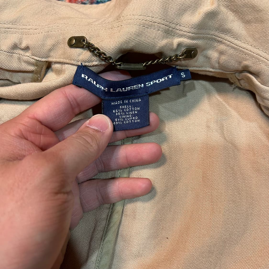 [L] 00s 랄프로렌 스포츠 밀리터리 베스트 상품이미지4