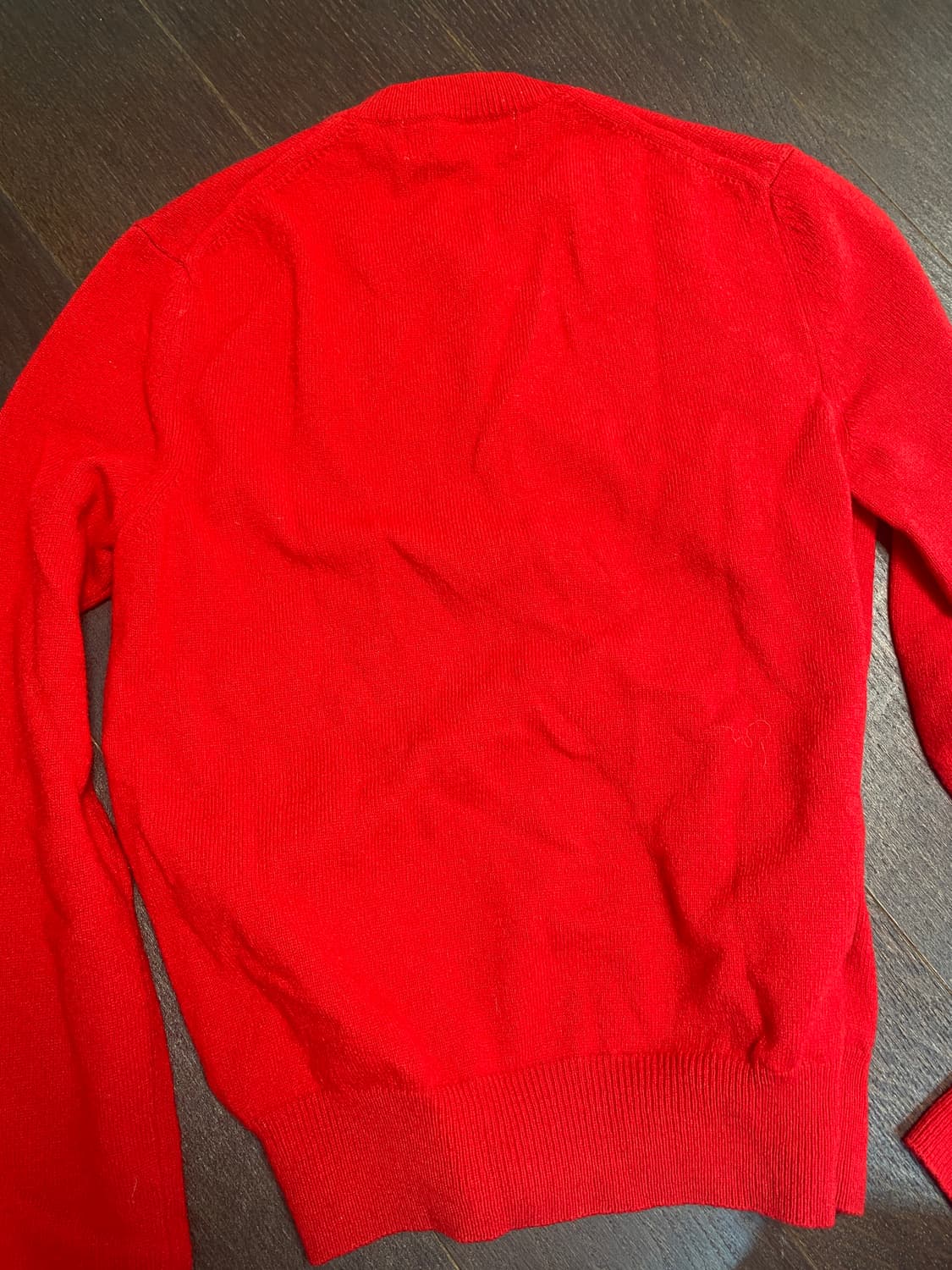 Comme des Garçons Play 레드 라운드넥 가디건 상품이미지5