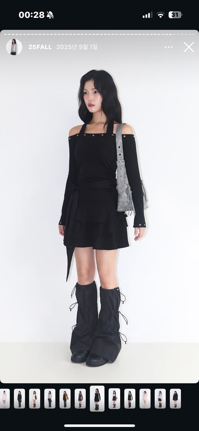 일리고 블랙 원피스 상품이미지1