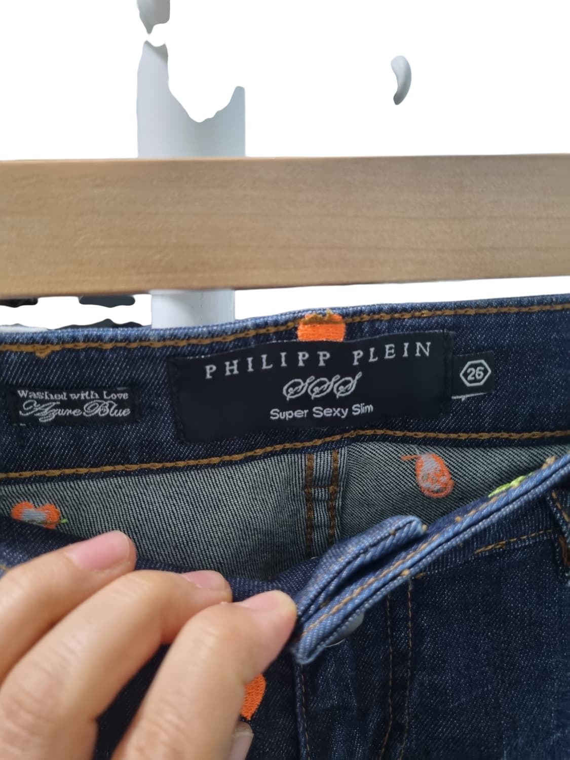 필립플레인 자수 청바지 26 상품이미지5