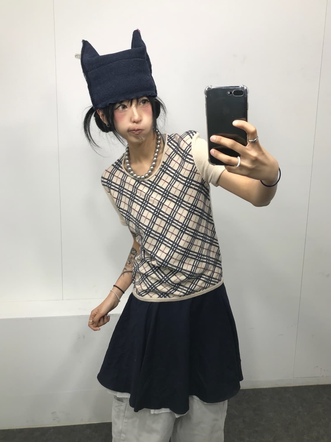 Burberry Nova Check Half Knit 상품이미지6