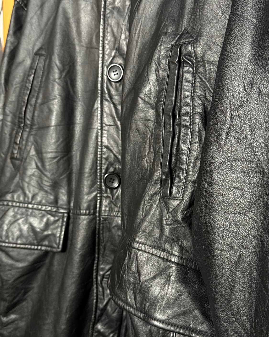 80-90s 언노운 데스티네이션 by Taka-Q 카우하이드 카코트 XL 상품이미지3