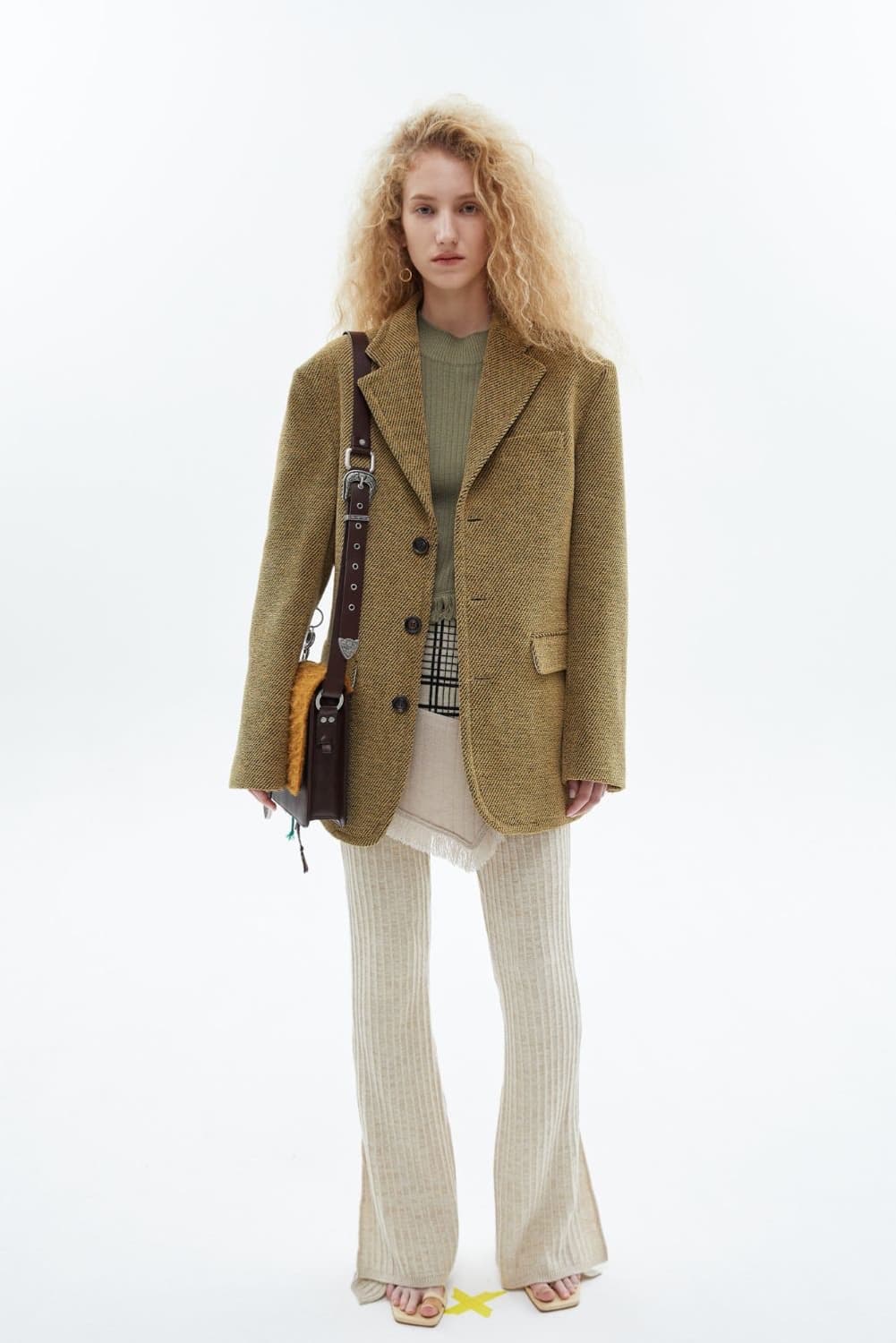 앤더슨벨 플레어 니트 팬츠 (S) 상품이미지1