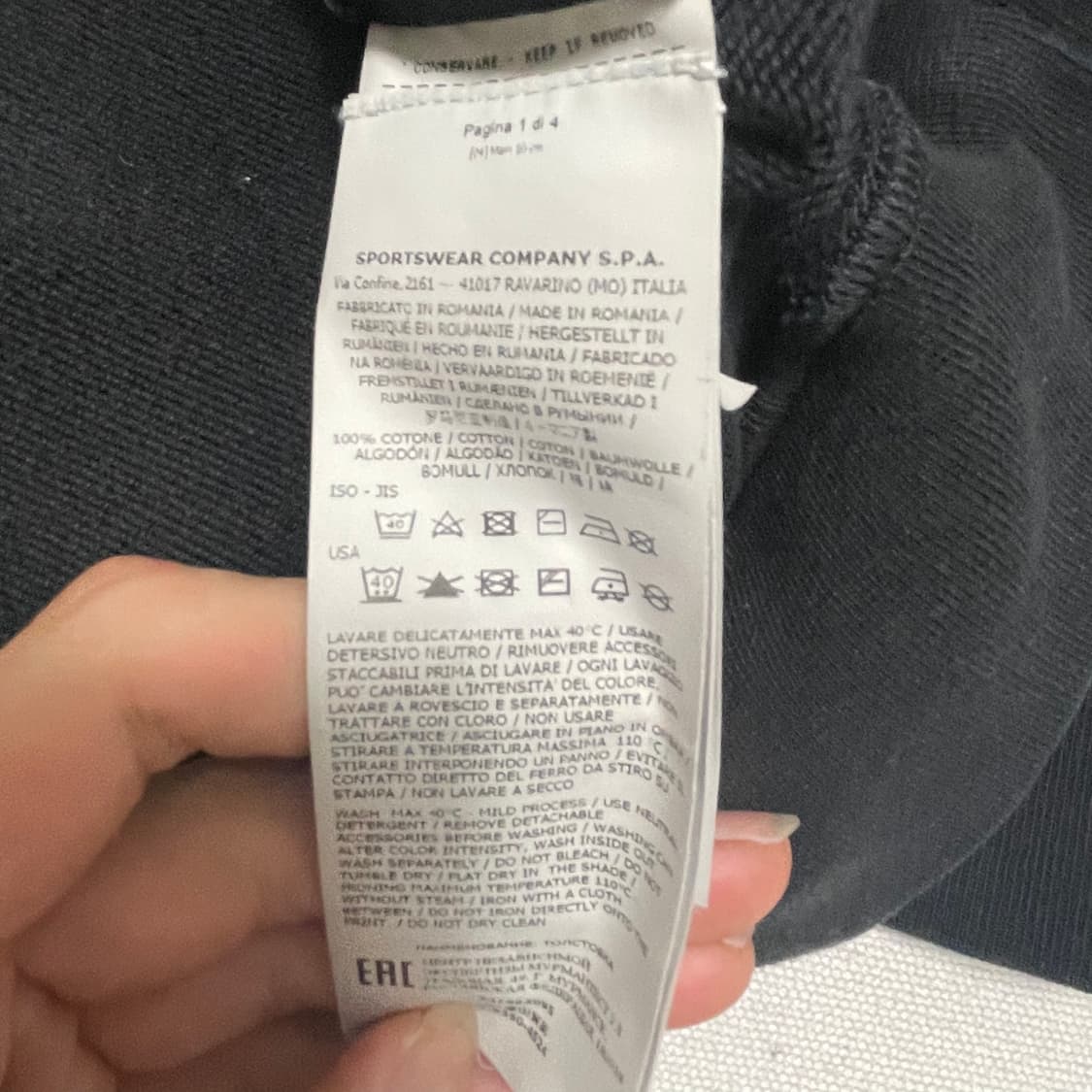 XL 스톤아일랜드 21SS 블록 프린팅 맨투맨  상품이미지8