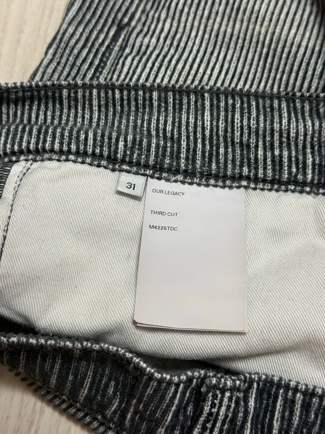 [31] 아워레가시 써드컷 디지털 다크 오로라 코듀로이 상품이미지4