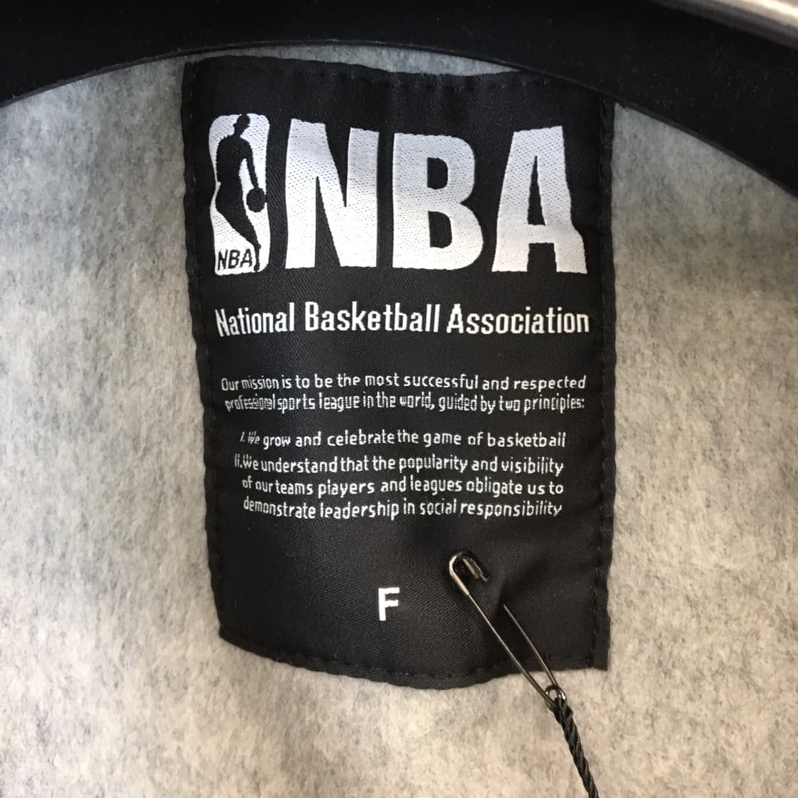 NBA (새상품) 택가 29만 골든스테이트 오버코트 FREE 상품이미지6