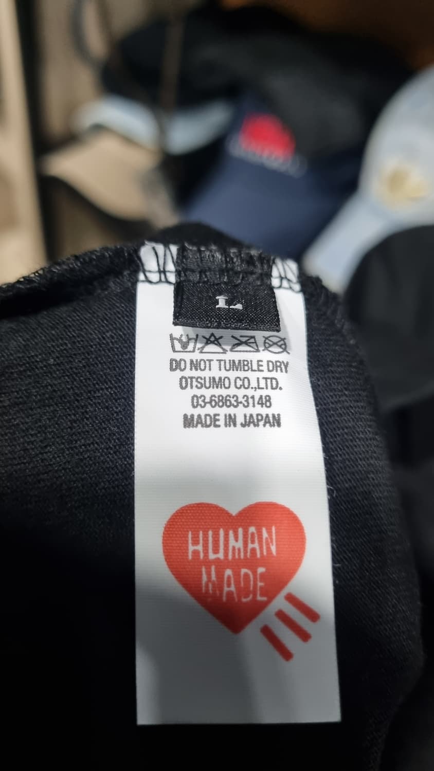 Human Made(제팬) 하트 롱슬리브 남여공용 95size 상품이미지5