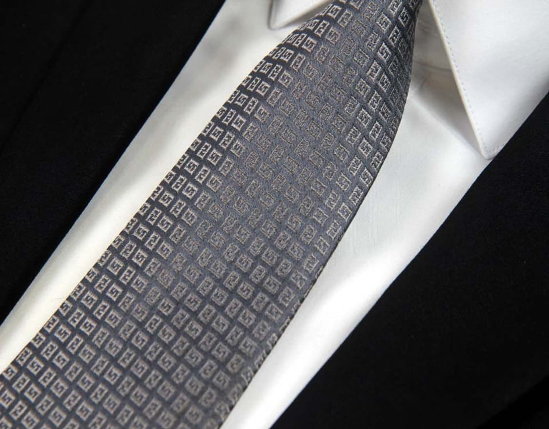 펜디 9.2cm A등급 FF로고 남자 명품 넥타이 상품이미지5