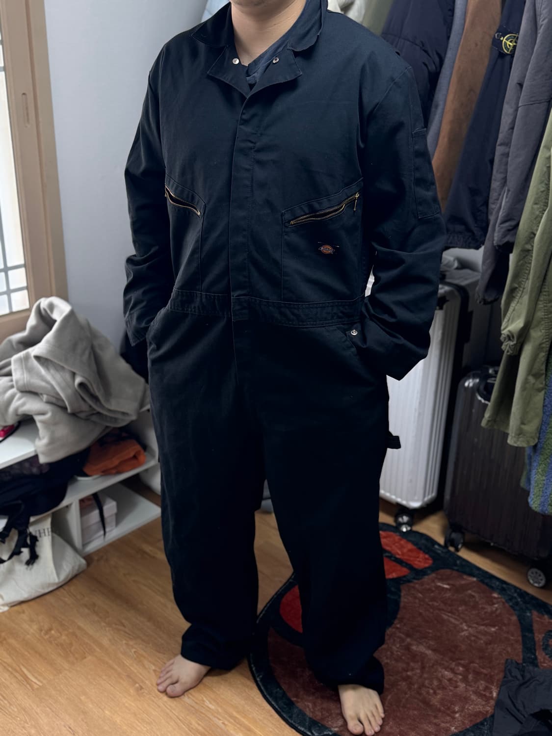 착샷 잇음 디키즈 커보올 정비복 점프수트 xl  상품이미지3