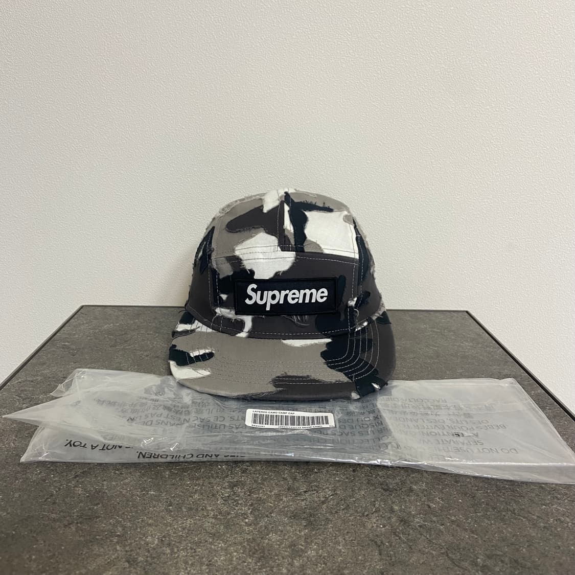 (OS) 슈프림 박스로고 캠프캡 모자 카모 상품이미지1