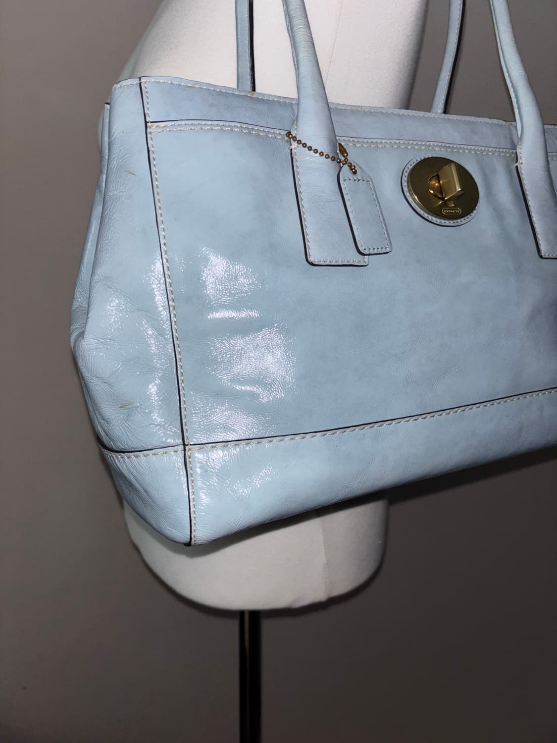 Coach vintage skyblue shoulder bag 상품이미지6