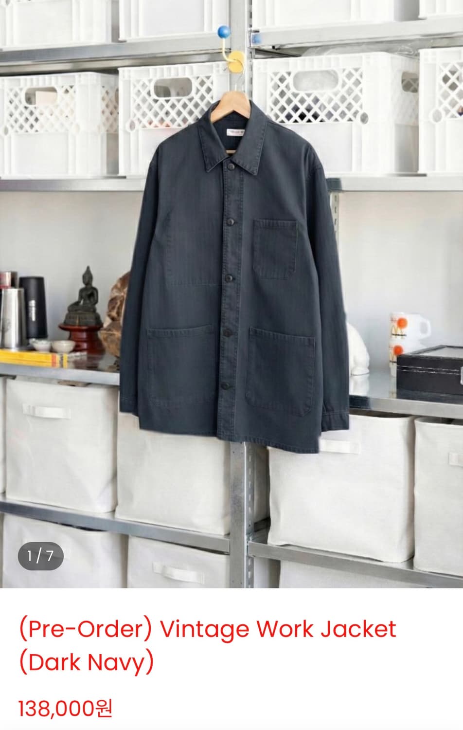 [2]에브리원 빈티지 워크자켓 상품이미지1