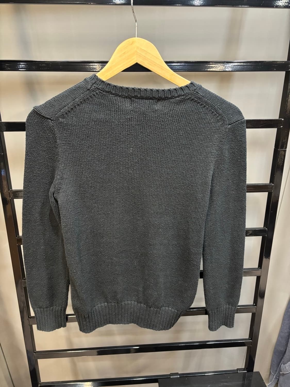 (10~12Y/약55) 폴로 랄프로렌 폴로베어 자수디테일 니트 블랙 (민 상품이미지3