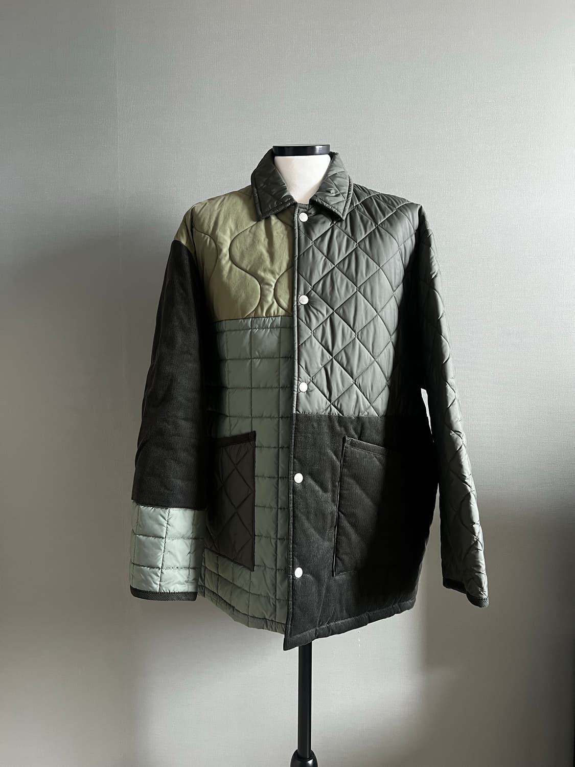 [새상품, L] 레벤헴 패치워크 퀼팅 자켓 상품이미지1