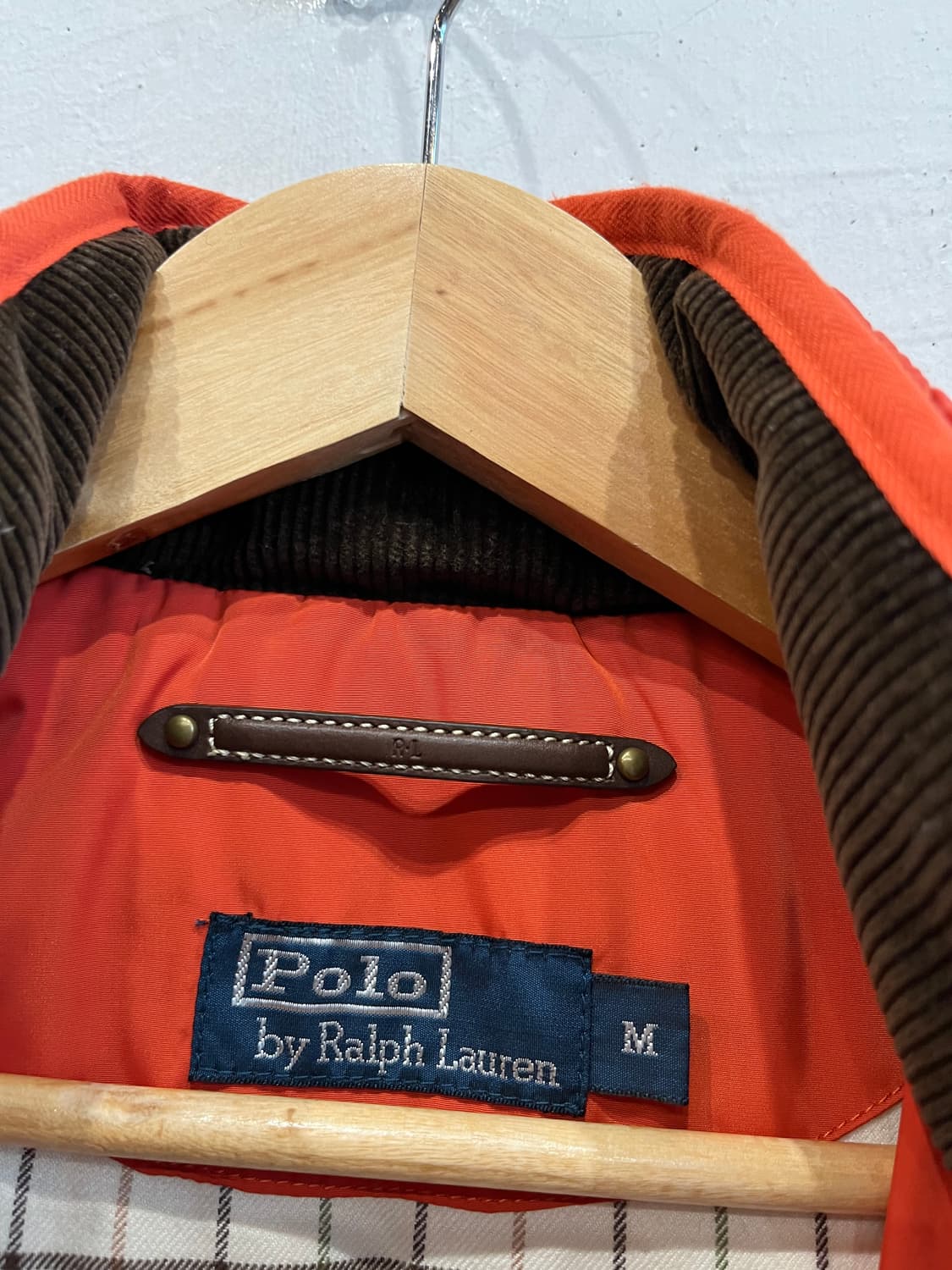 폴로랄프로렌 스웨이드 트리밍 다운 패딩 조끼 베스트 M 상품이미지8