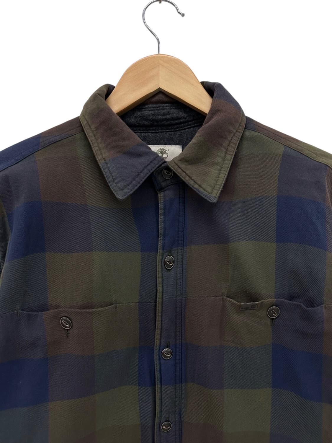 팀버랜드 기모 셔츠 카키블루 (L)  상품이미지2