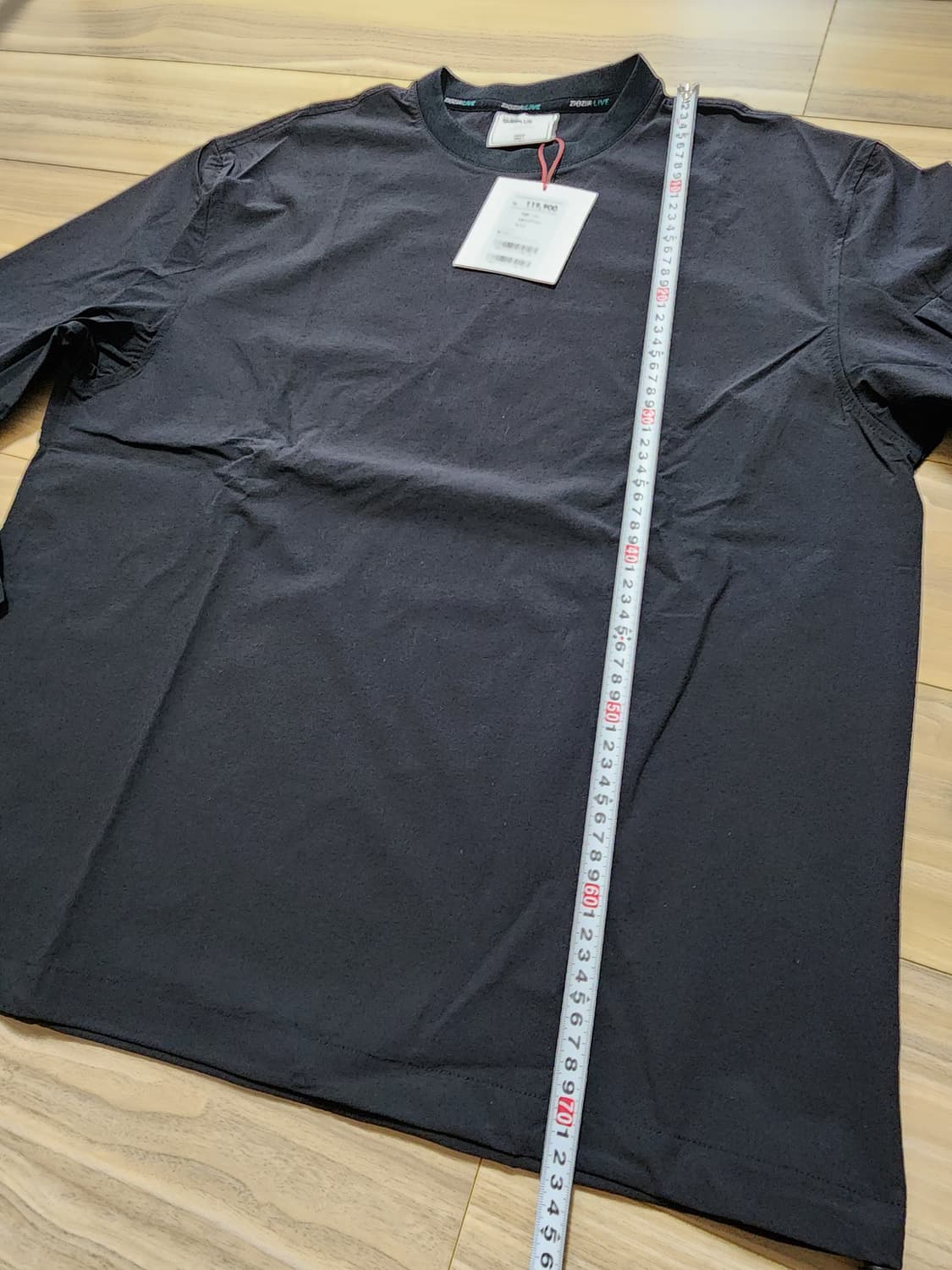 지오지아우븐바람막이맨투맨셔츠105블랙 상품이미지7