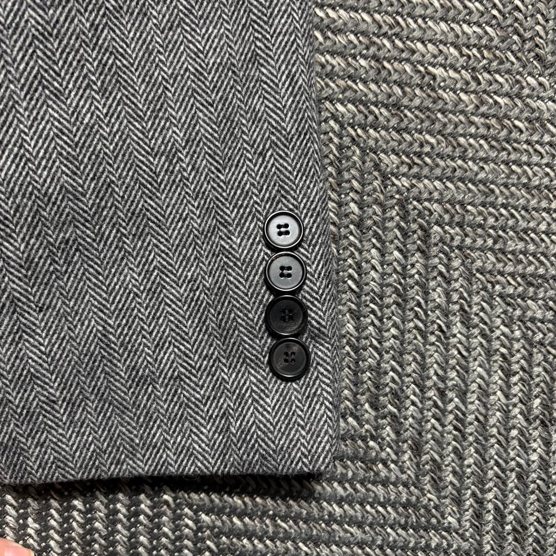 클럽모나코 헤링본 그레이 블레이저(40) 상품이미지4