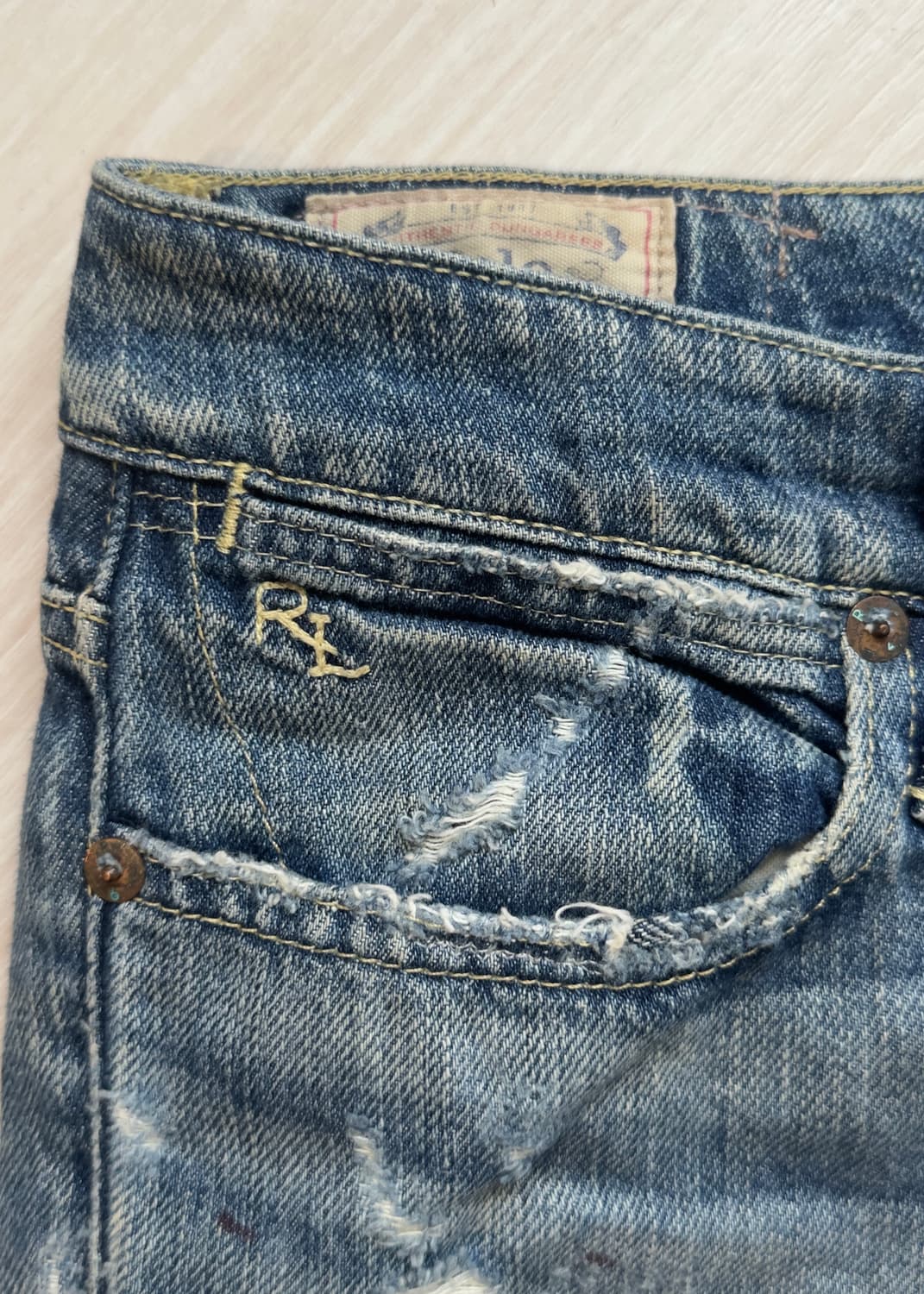 [POLO BY RALPH LAUREN] patch denim pants 상품이미지5