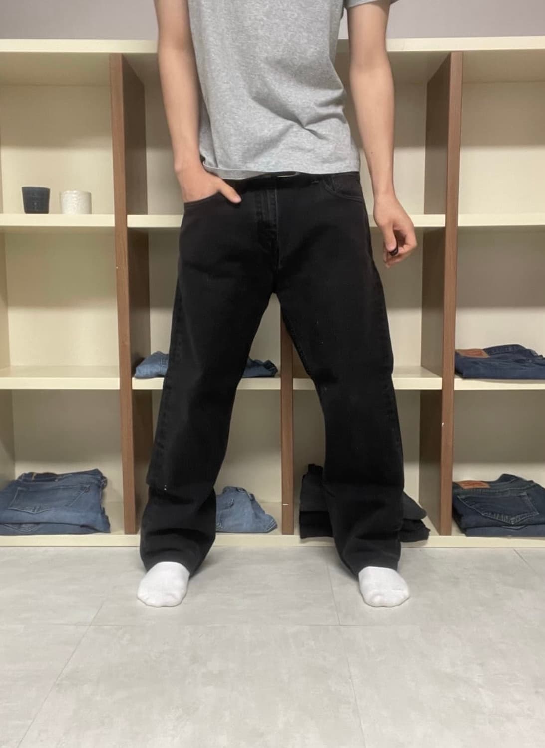 리바이스 Levi’s 569 흑청 (34x32) 상품이미지1