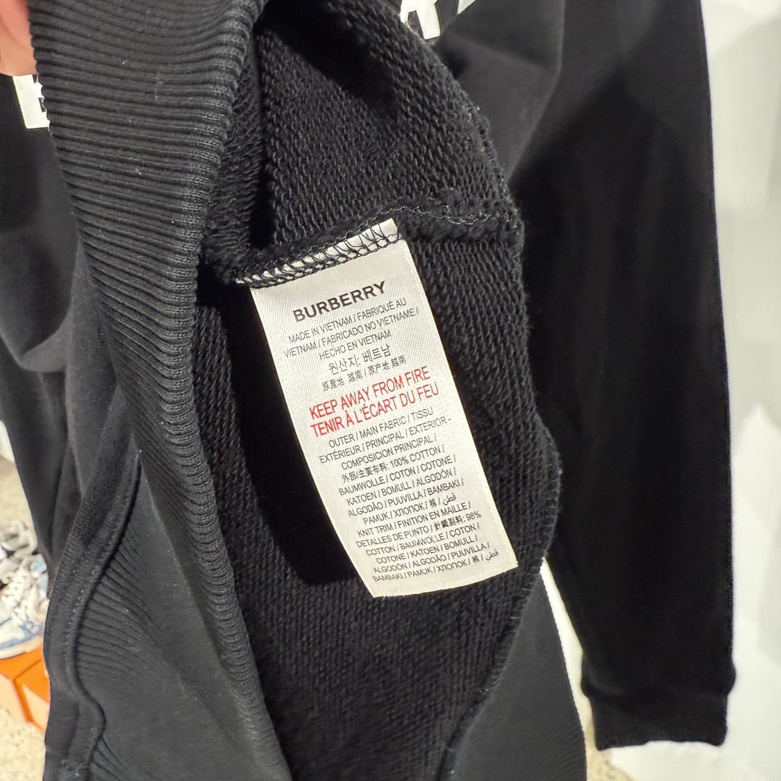 (2XL) 버버리 잉글랜드 로고 맨투맨 상품이미지5