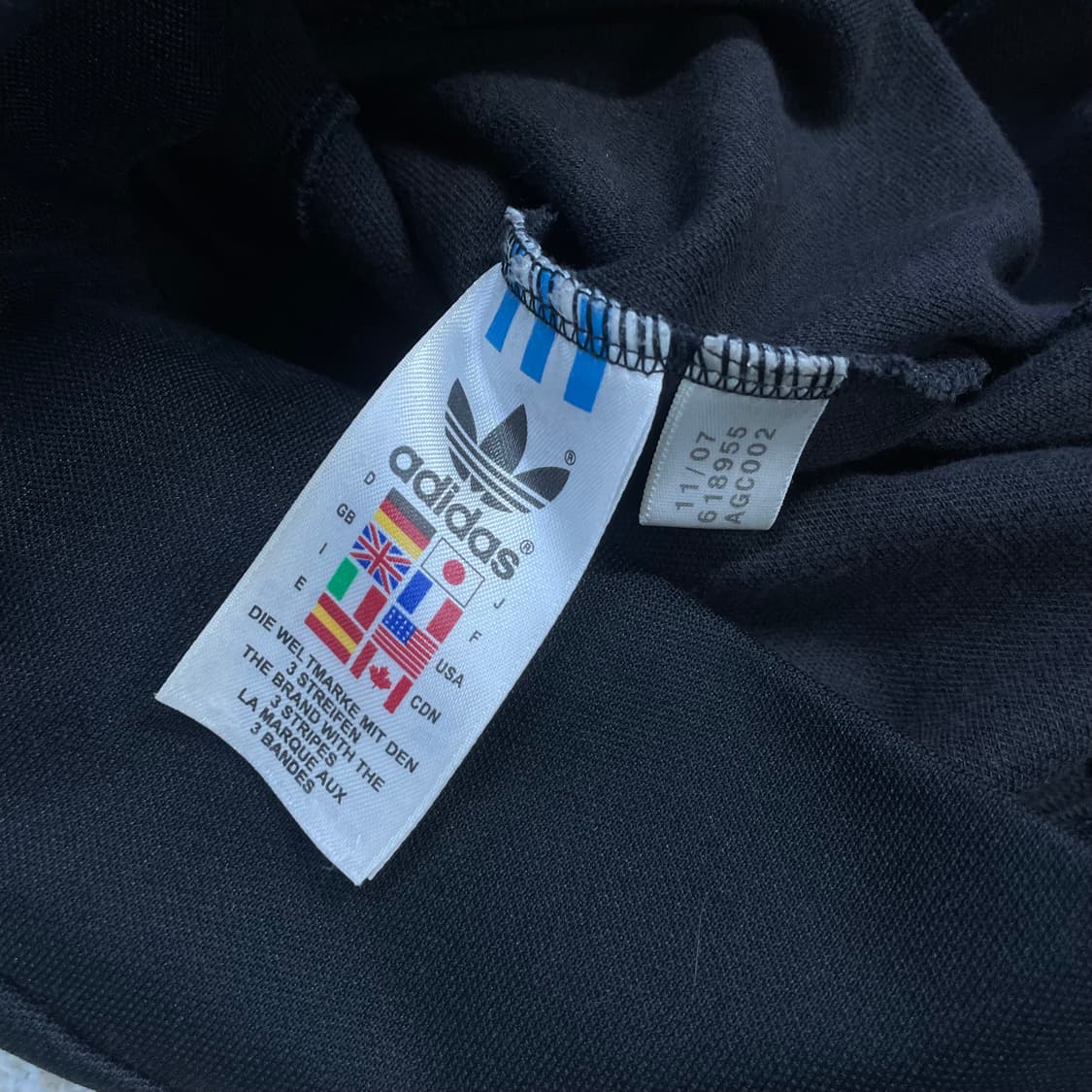 아디다스 유로파 트랙탑 져지 블랙 상품이미지4