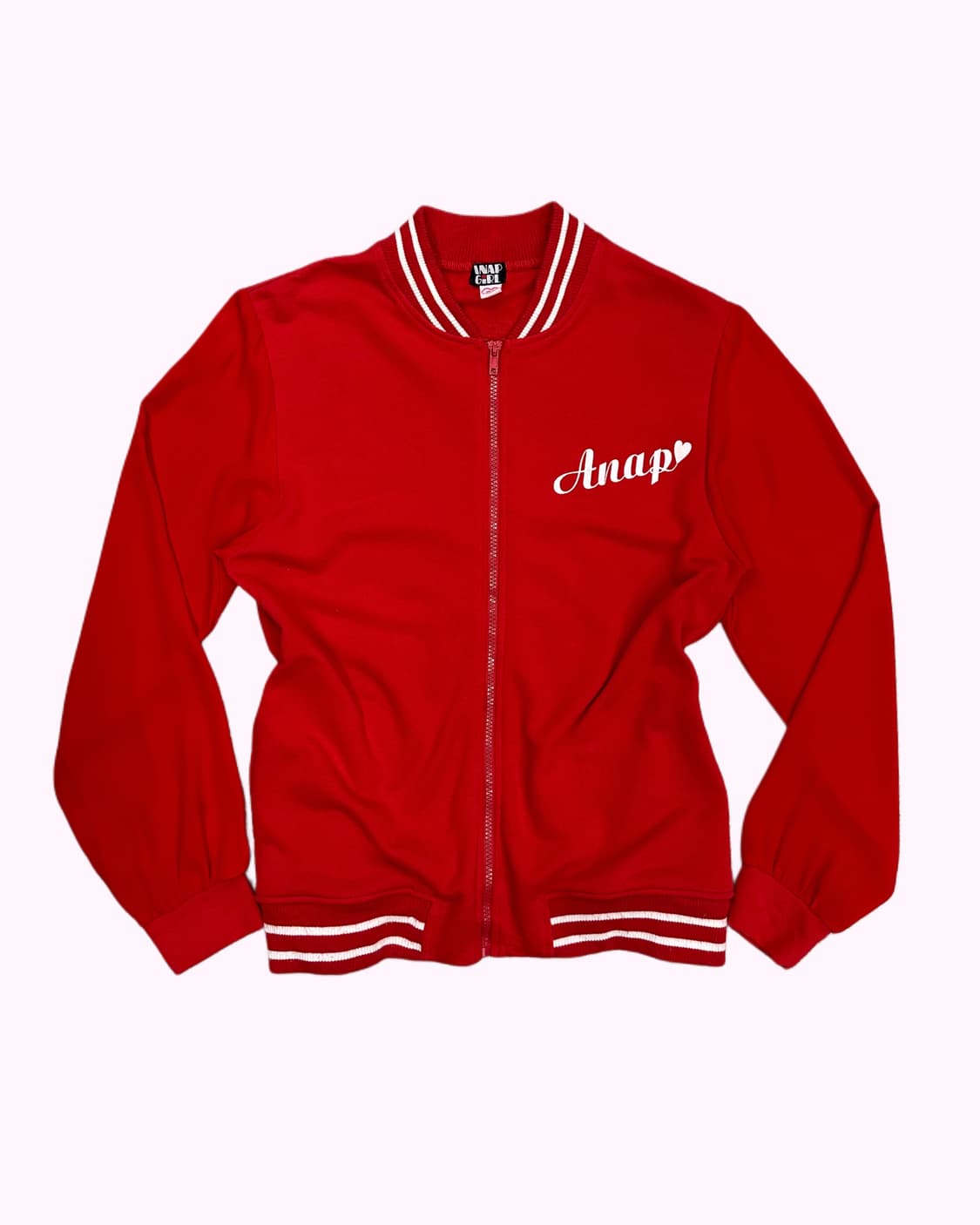 ANAP GIRL red logo sweat zip-up 상품이미지2