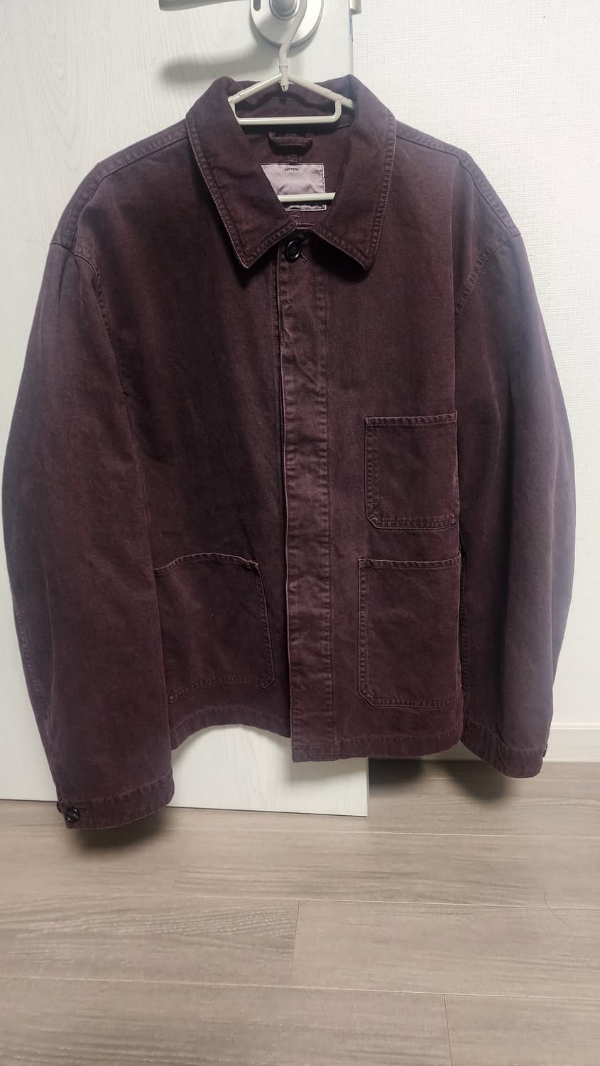 포터리 브러쉬드 코튼 워크자켓 플럼 3사이즈 새상품 상품이미지1