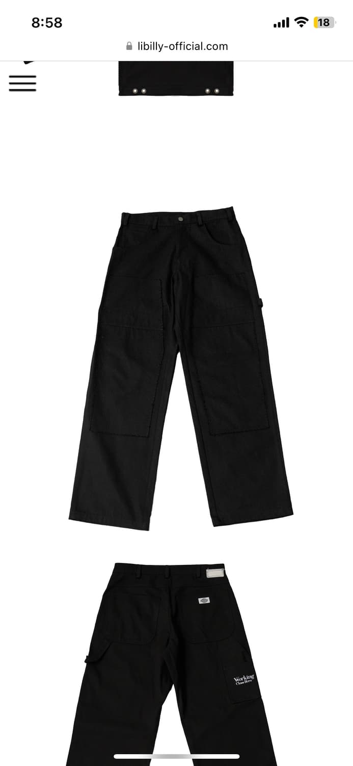 디키즈X리빌리 더블니 카펜터 팬츠 M사이즈 새상품 상품이미지2