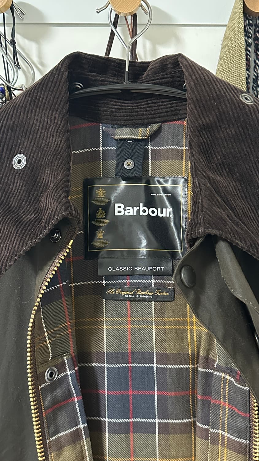 바버 뷰포트 자켓 (Olive, 38) 상품이미지3