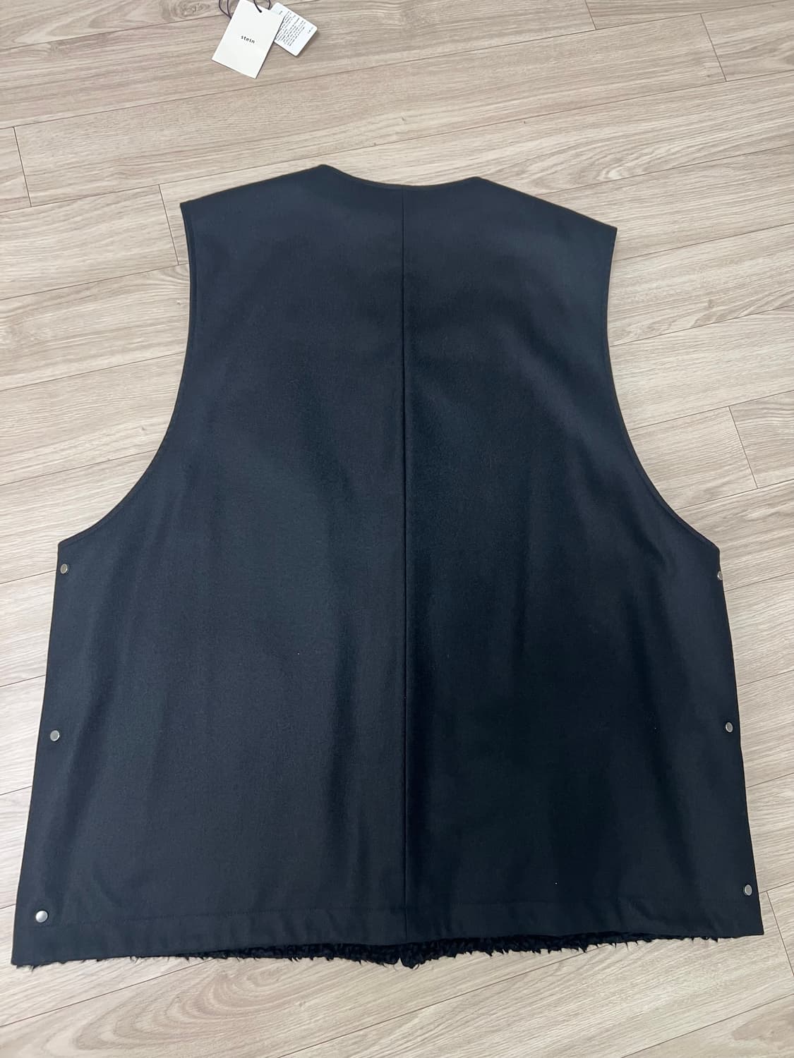 슈타인 stein / 울 보아 리버시블 베스트 / M 상품이미지4