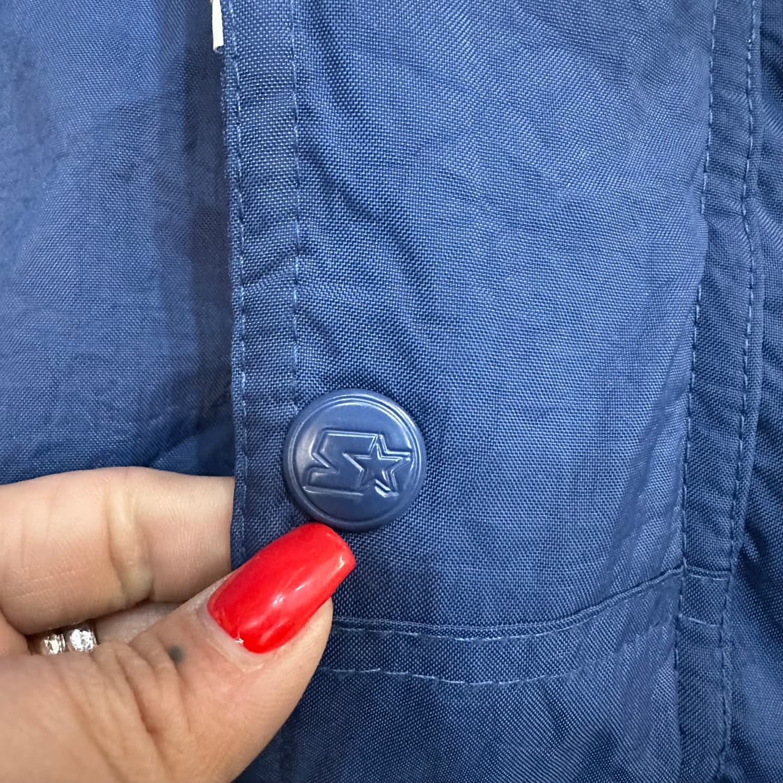 스타터 90s 노트르담 아이리쉬 후드 아노락 점퍼L 상품이미지5