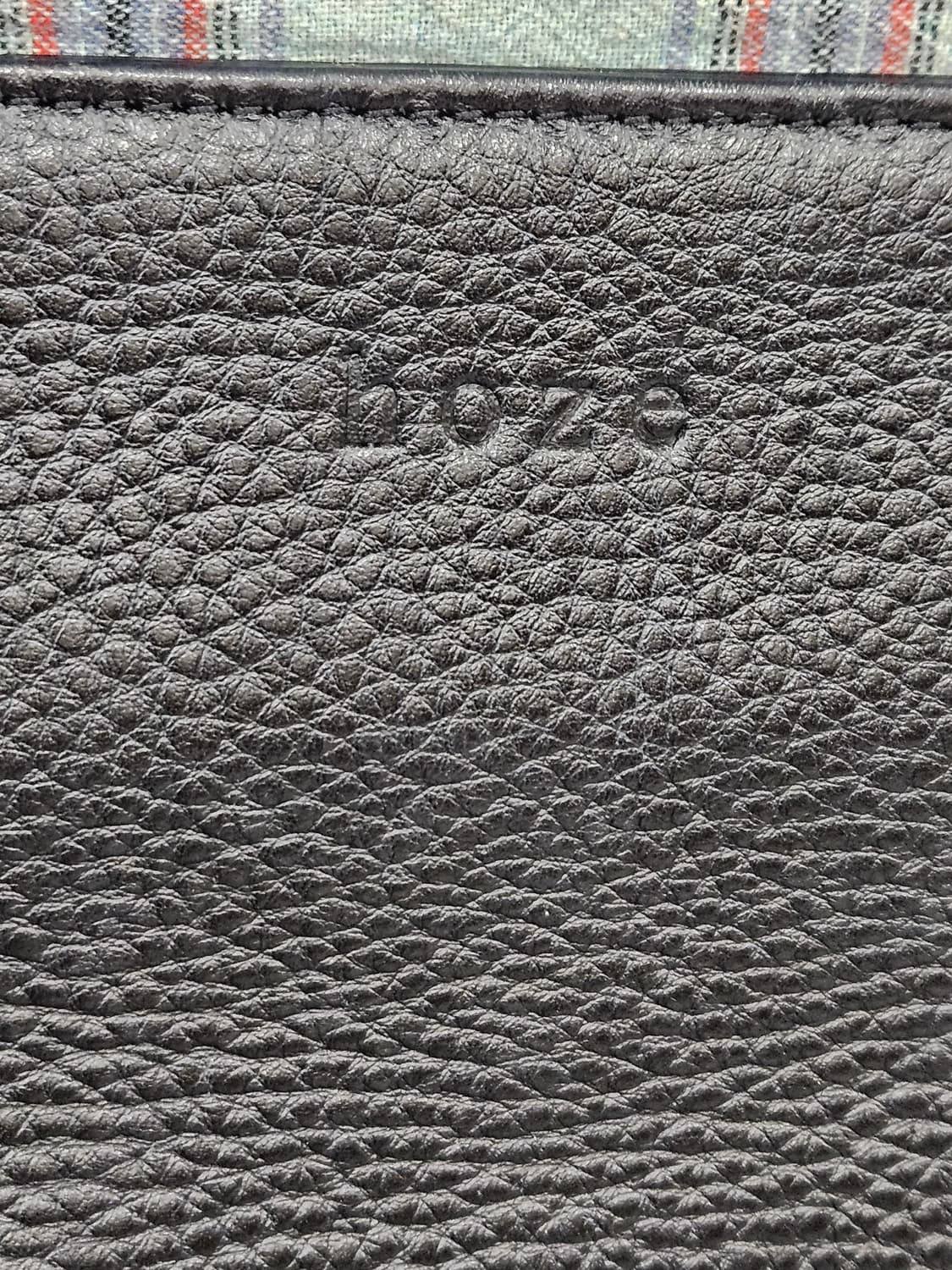 호재(HOZE) 블랙 가죽 숄더백  상품이미지2